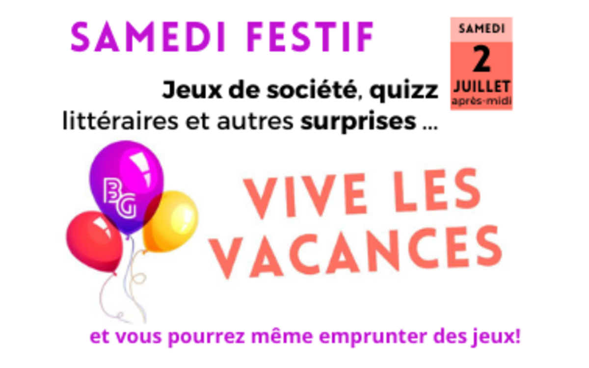 un samedi en fête à la bibliothèque