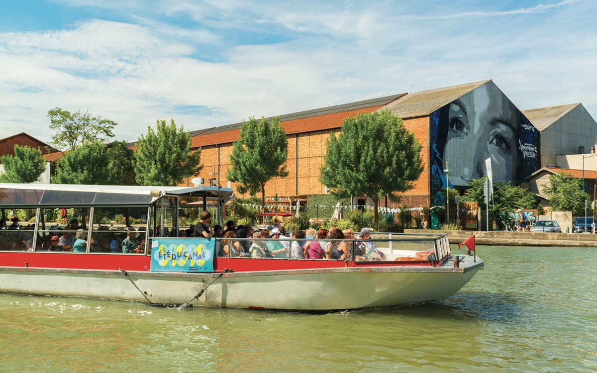 Croisière street art sur le canal de l'Ourcq