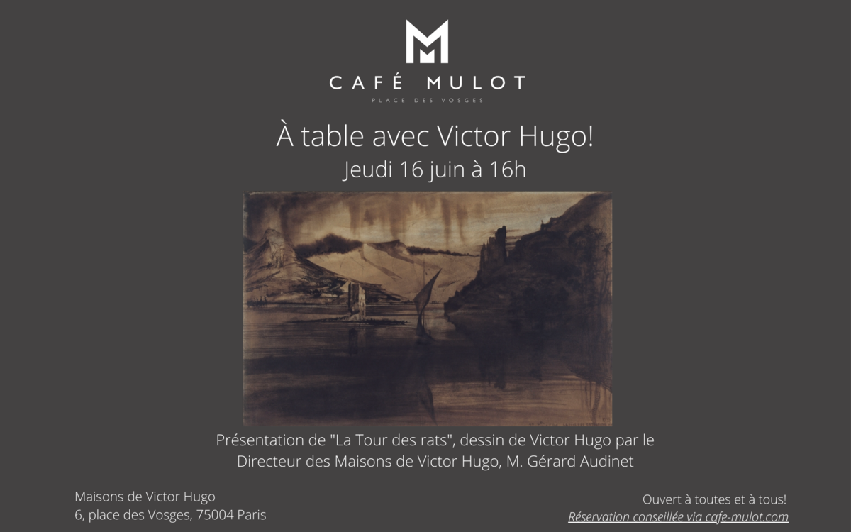 Gérard Audinet, présentation de la Tour des rats, Maison de Victor Hugo