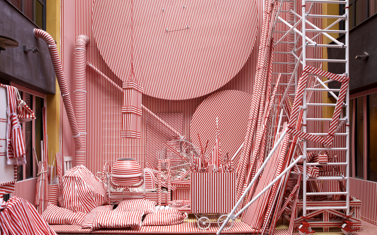 Oeuvre monumentale de Manuel Mérida, Ordre désorde Usuyuki (détail )