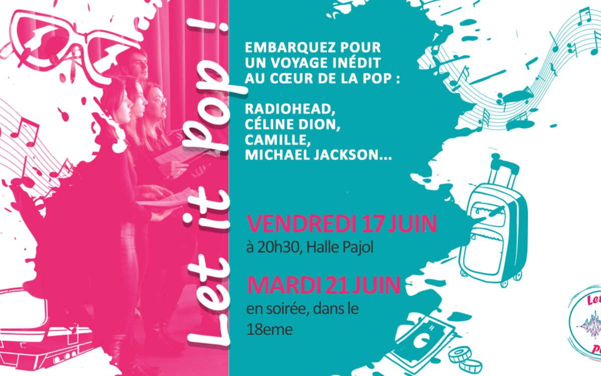 Visuel Concerts Let it Pop Juin 2022