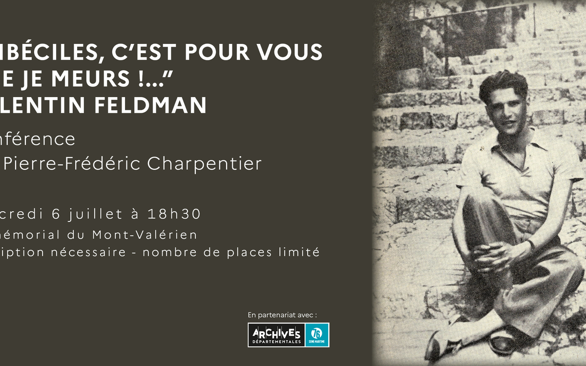 Conférence "Imbéciles, c'est pour vous que je meurs !..."