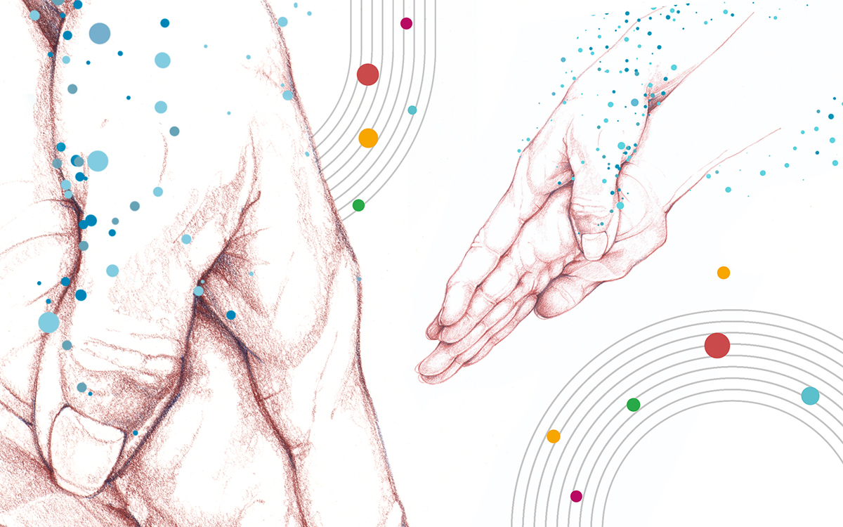 Visuel de l'exposition "Jeux de mains, mouvements sportifs"