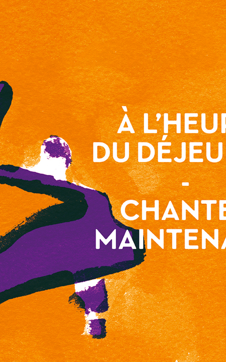 affiche du spectacle à l'heure du déjeuner