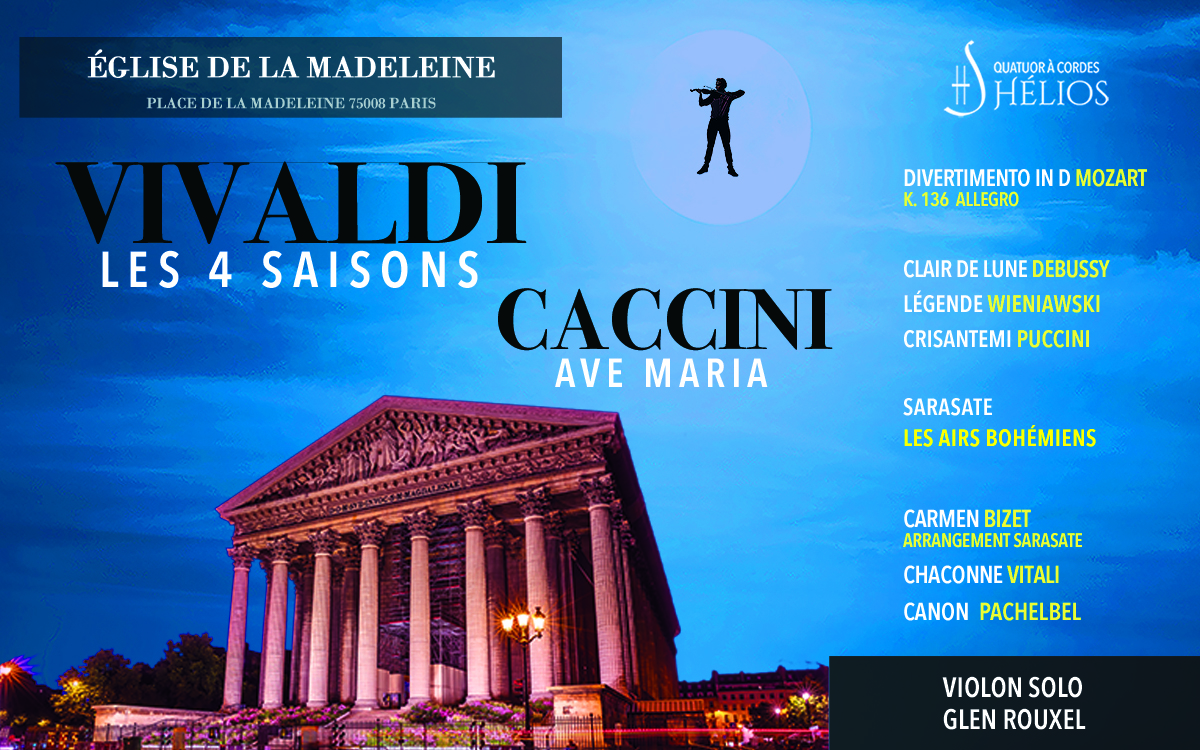 Les 4 saisons de Vivaldi, Ave Maria et célèbres concertos