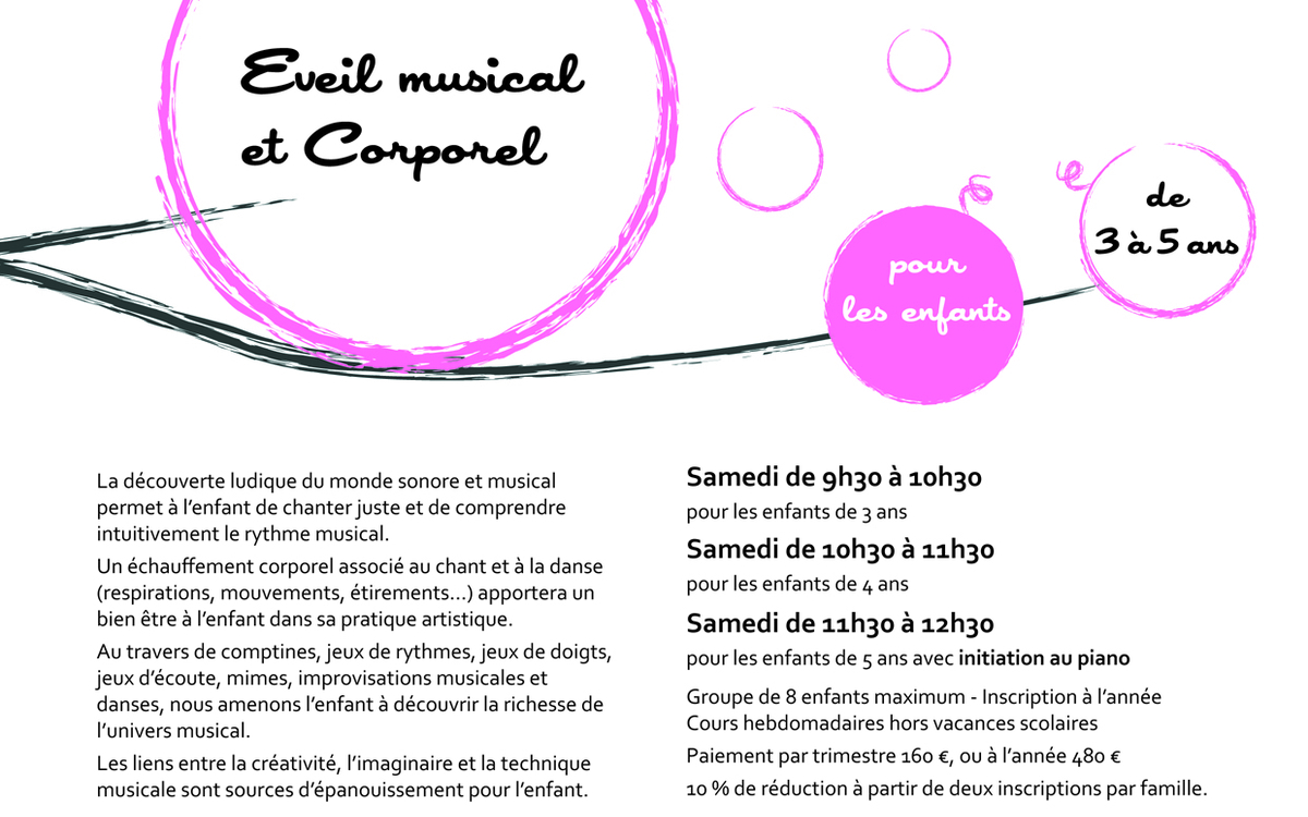 Graines de Sons : ateliers d'éveil musical et corporel