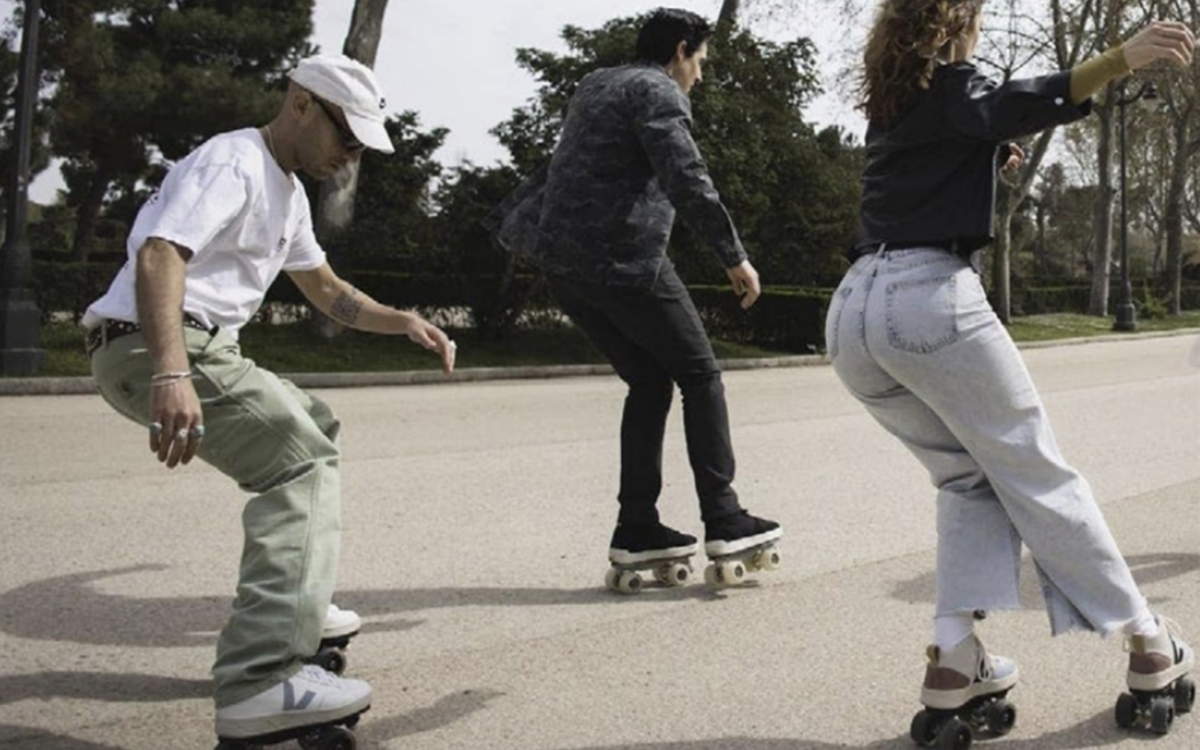 Traversée en rollers