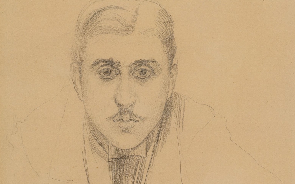 Marcel Proust (15 octobre 1891, Trouville) par Jacques-Émile Blanche (1861-1942)