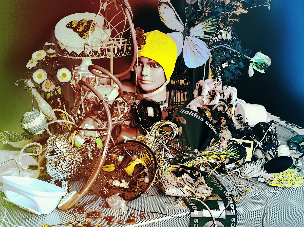Valérie Belin, Still life with Dish. Paris, Galerie Nathalie Obadia