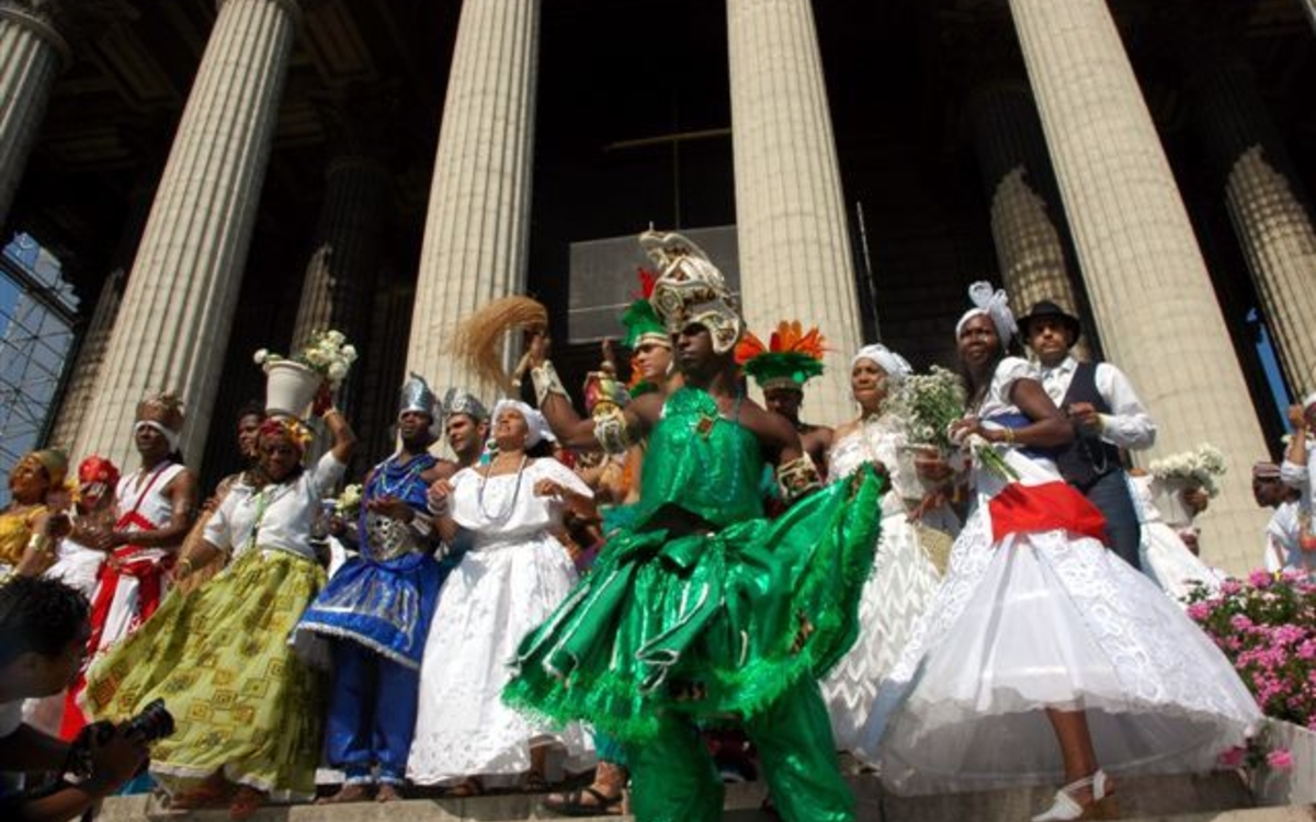 Festival culturel Brésilien du lavage de la Madeleine à Paris