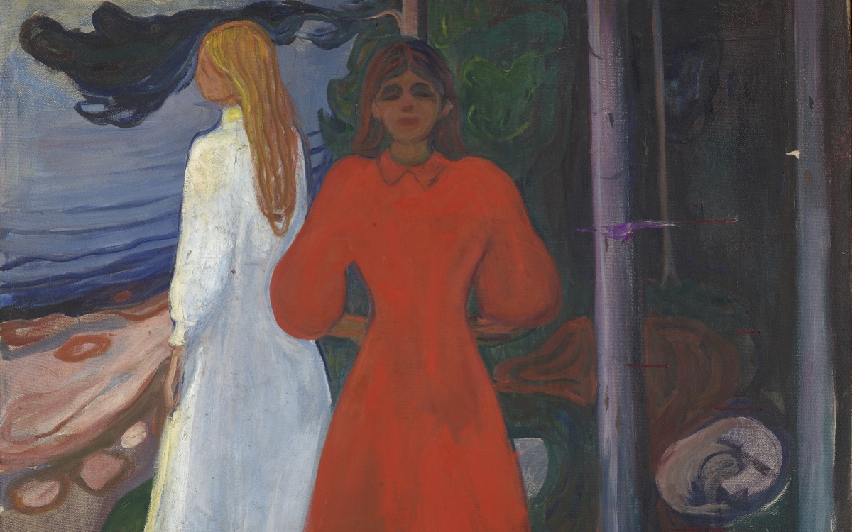 Edvard Munch Rouge et blanc 1899-1900 Huile sur toile 93.5 × 129.5 cm Oslo, Norvège, Munchmuseet