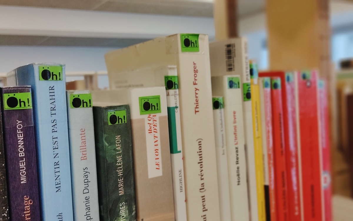 Les cous de coeur sur l'étagère