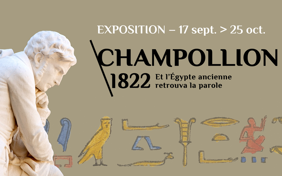 Logo exposition Champollion