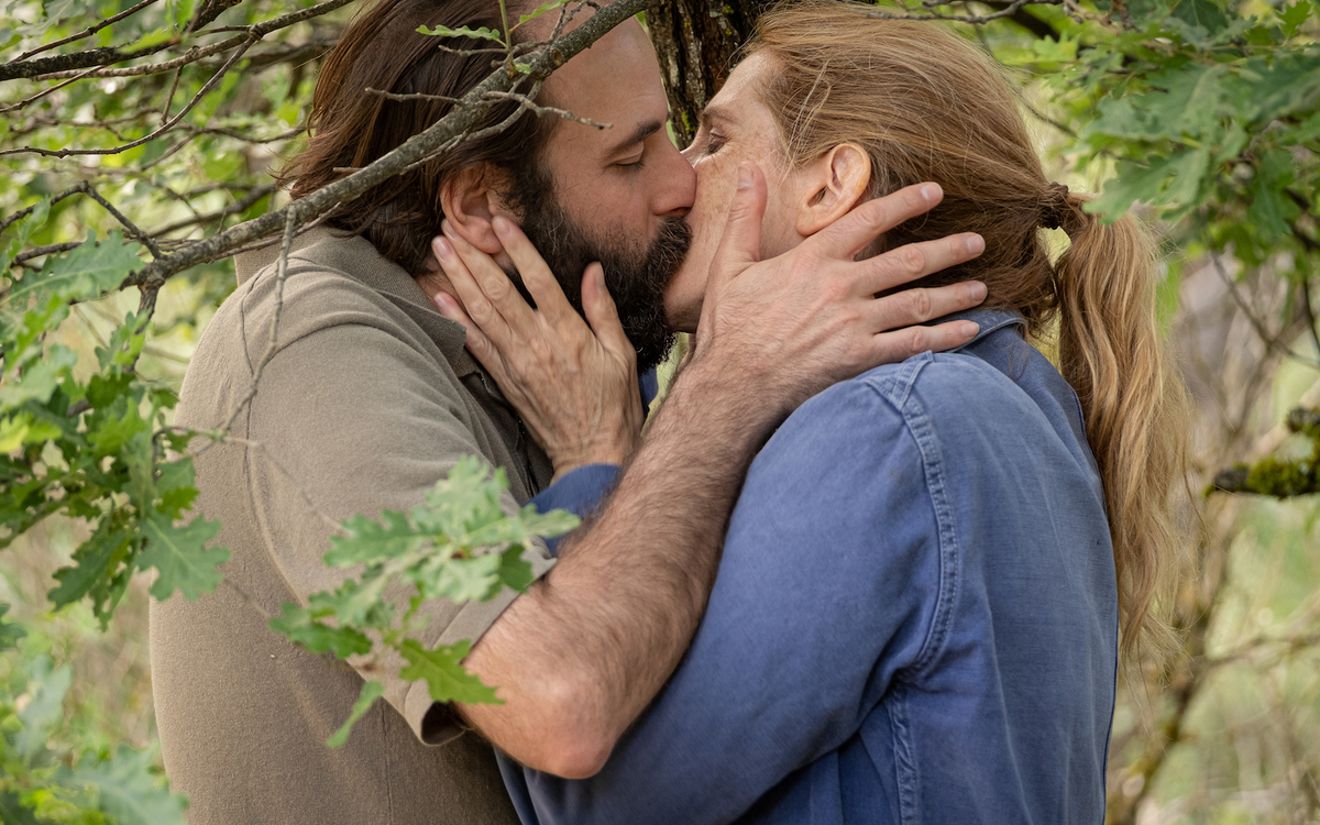 Vincent Macaigne et Sandrine Kiberlain dans Chronique d'une liaison passagère