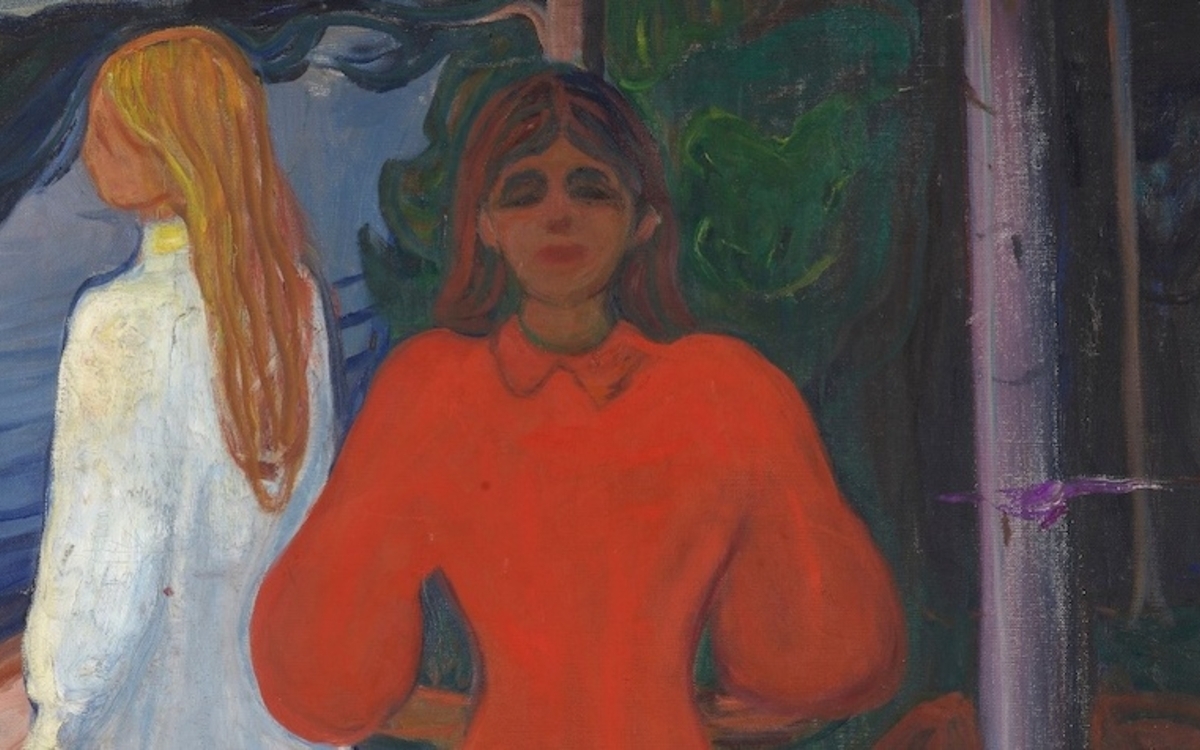 Edvard Munch, Rouge et blanc (Rødt og hvitt) Munchmuseet, Oslo, Norvège