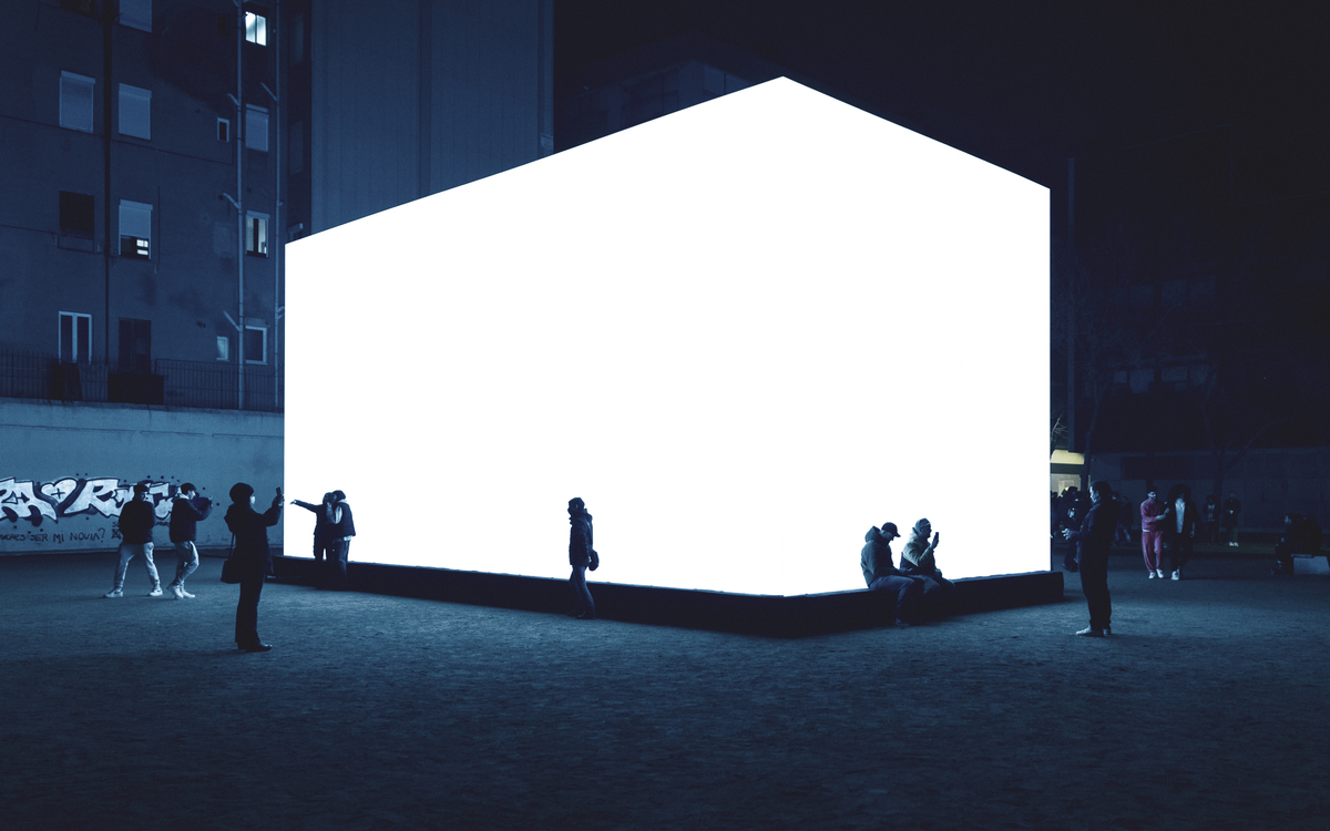 Spectre, Mariona Benedito & Cube.bz, Llum BCN light festival, Barcelone, 2022