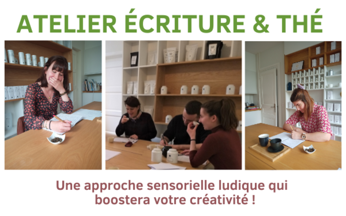 atelier écriture et thé du samedi 34 septembre 2022