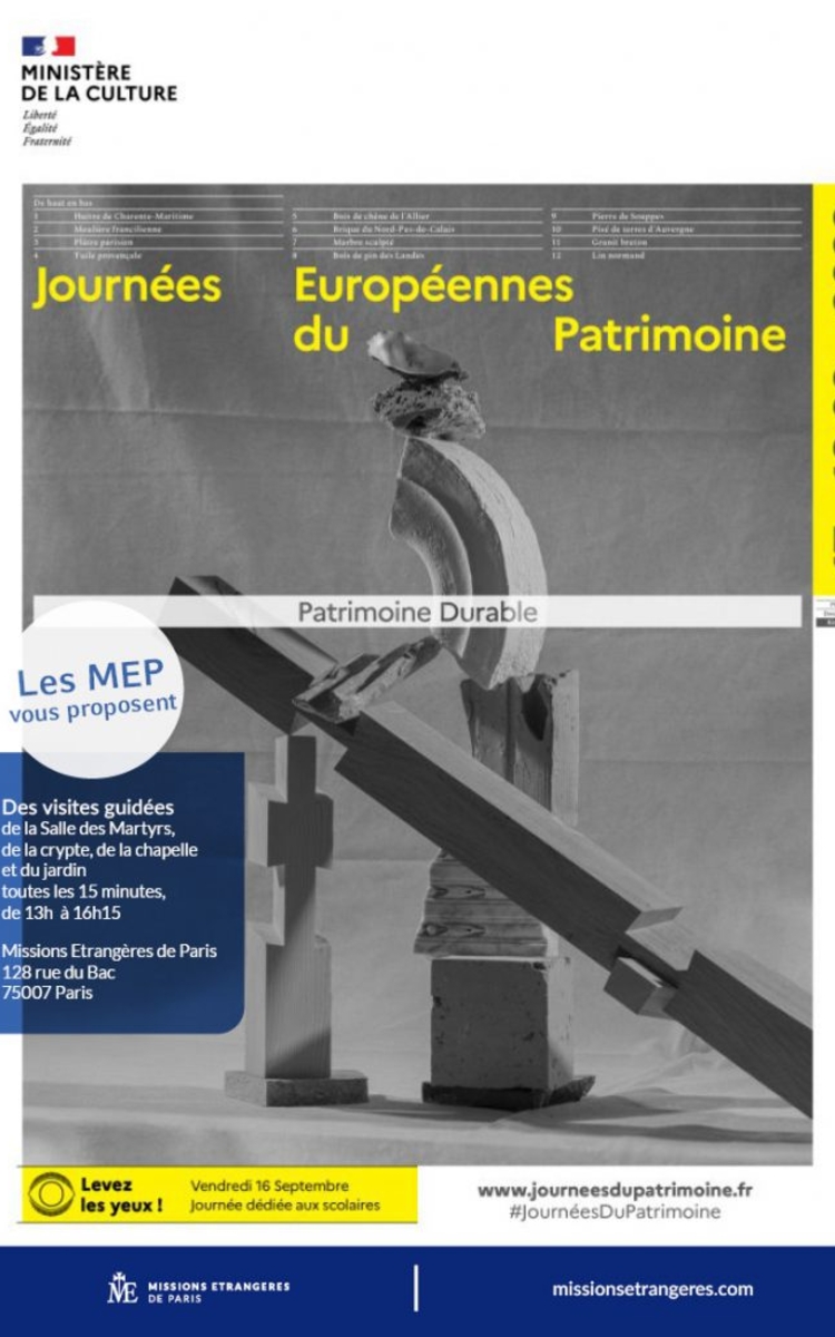 Journées du patrimoine aux MEP
