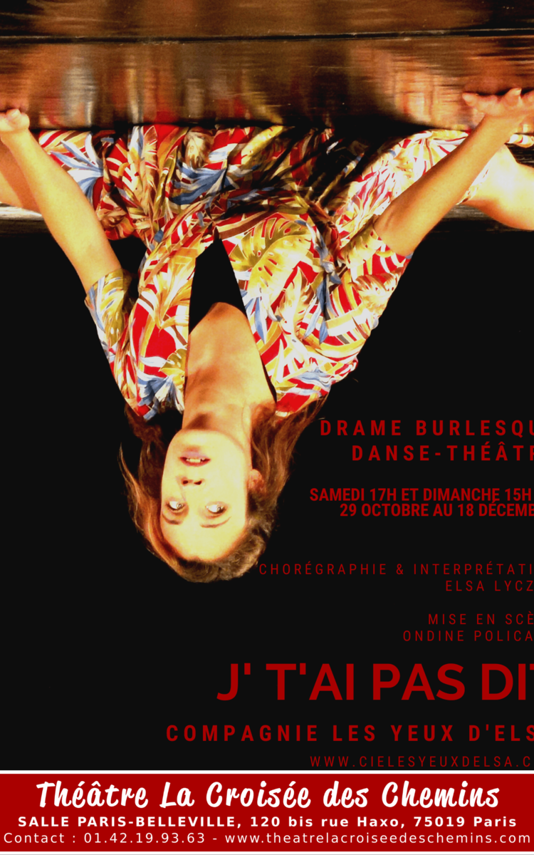 Affiche diffusion JPD La Croisée des chemins Cie Les Yeux d'Eksa