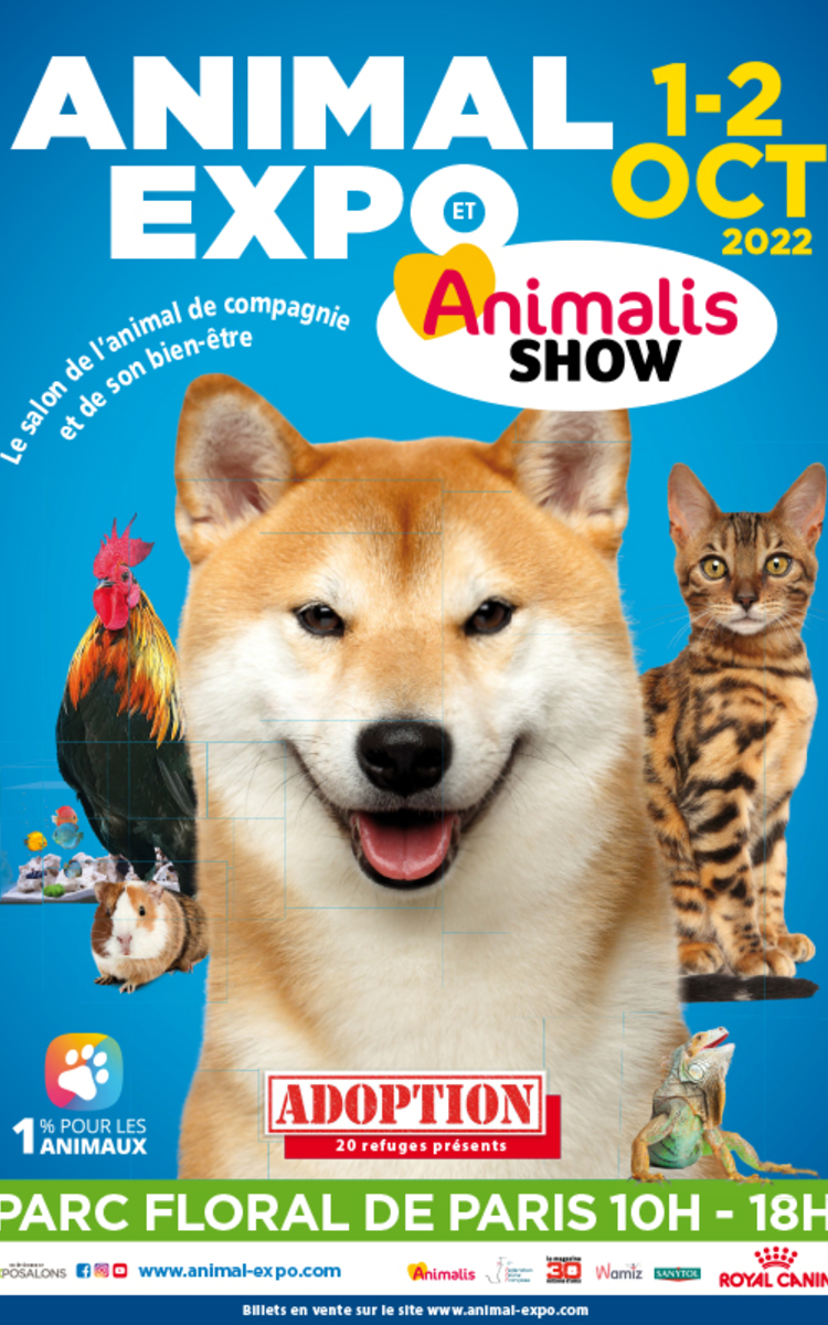 Affiche animal expo - animalis show 2022