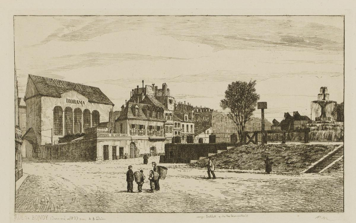 Photo de aysage en noir et blanc