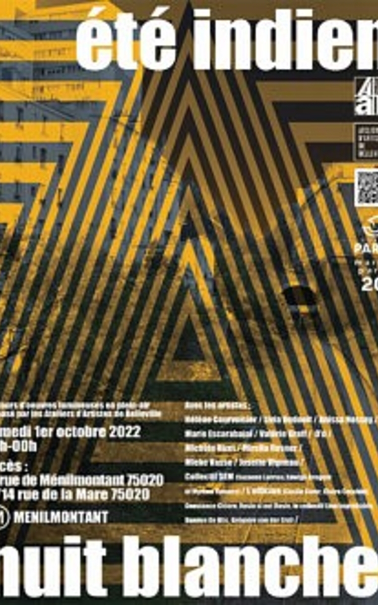 En octobre 2022, les Ateliers d’Artistes de Belleville investissent la Petite Ceinture 20e