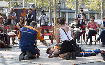 Initiation gratuite aux premiers secours place de la République