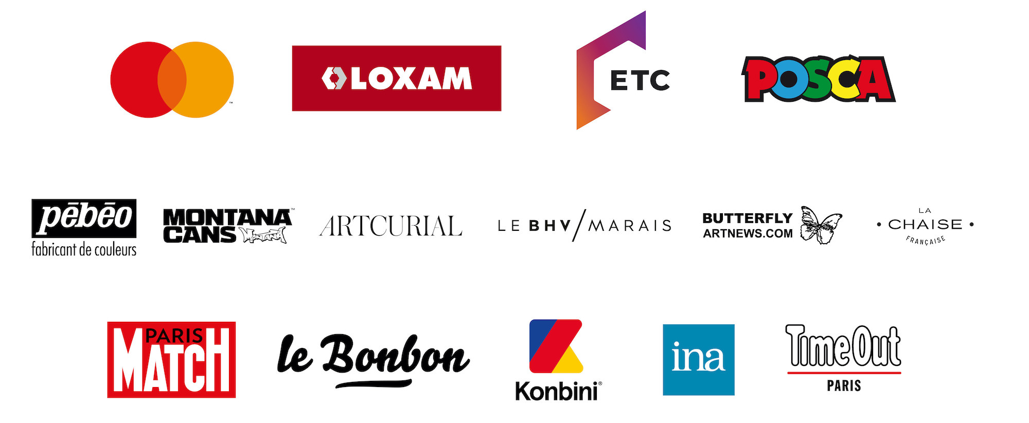 Logos des partenaires de l'exposition Capitale(s)