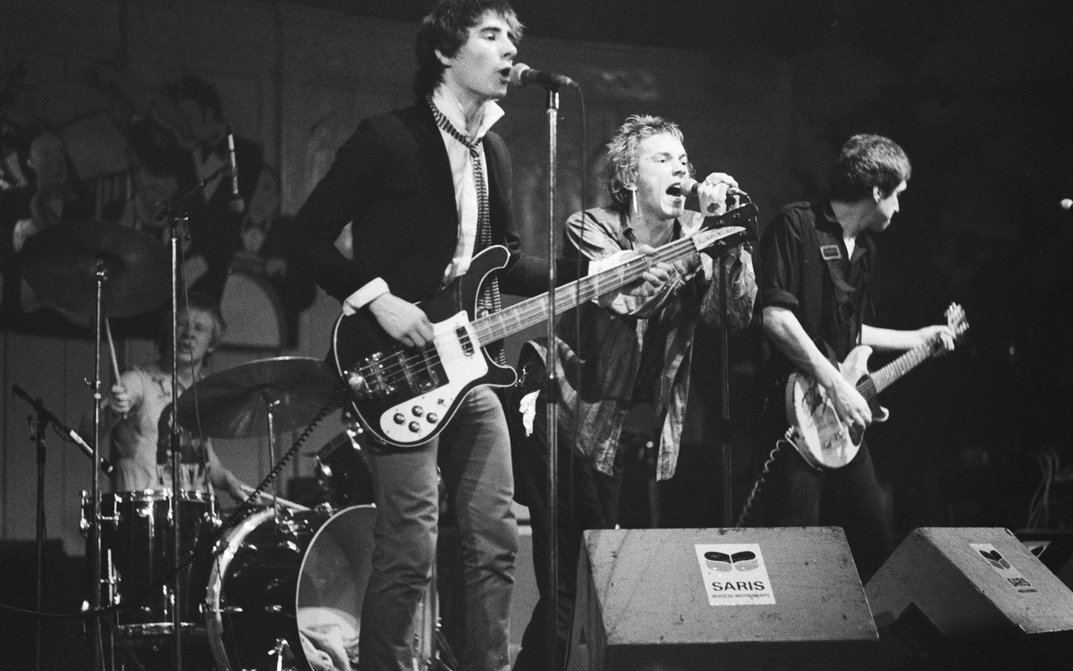 Sex Pistols perform in Paradiso, Amsterdam.