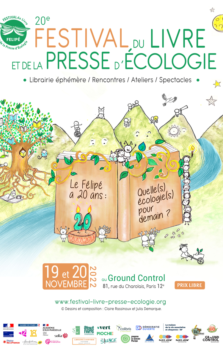 Affiche du 20e Festival du Livre et de la presse d'écologie