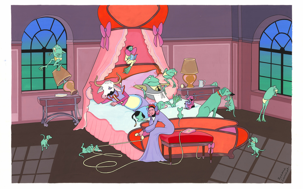 La Veuve Et Les Personnages De L'Orphelinat