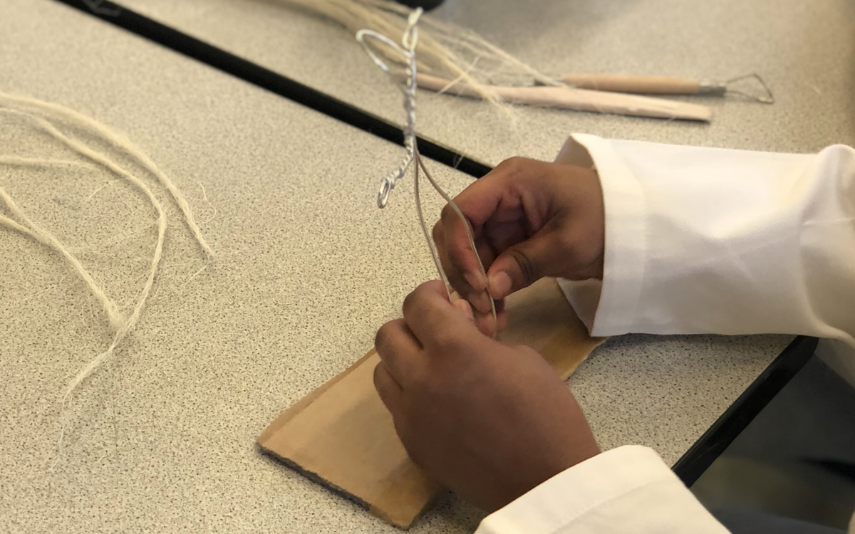 Atelier créatif à l'Institut Giacometti