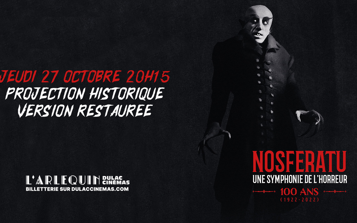 NOSFERATU, UNE SYMPHONIE DE L'HORREUR 🩸𝟏𝟎𝟎 𝐀𝐍𝐒 : PROJECTION ANNIVERSAIRE DE L'ŒUVRE DE F.W. MURNAU