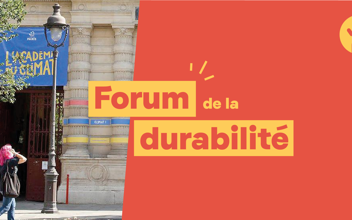 Visuel du Forum de la Durabilité à l'Académie du Climat