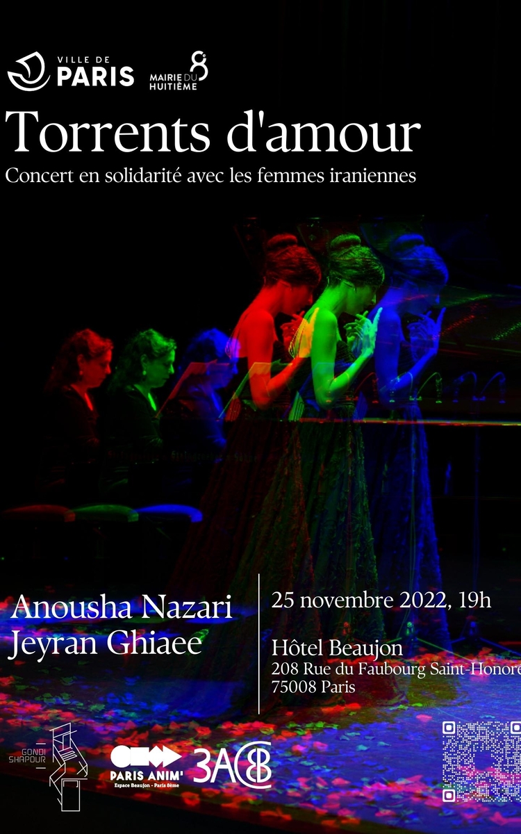 Concert Torrents d'amour, Anousha Nazari, Gondishapour