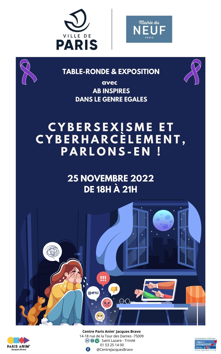 Cybersexisme et cyberharcèlement, parlons-en !