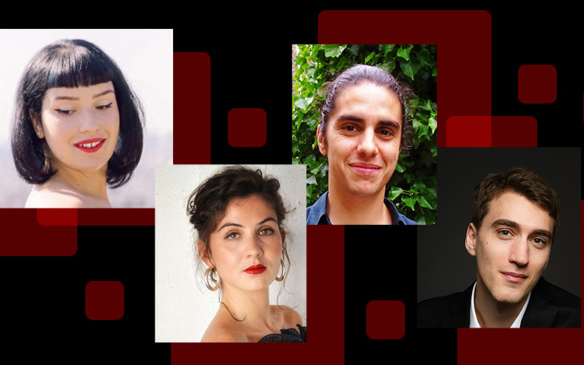 Photo des quatre artistes lyriques