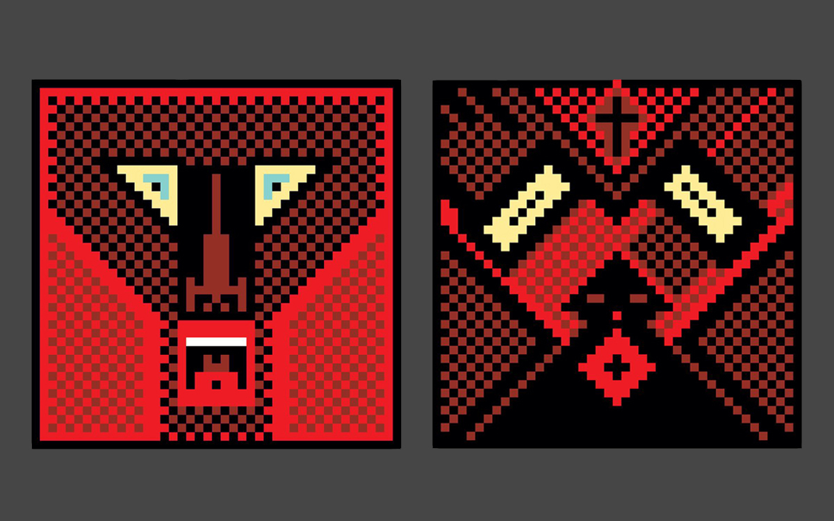 Deux illustrations de l'artiste Zou pour l'exposition "43"