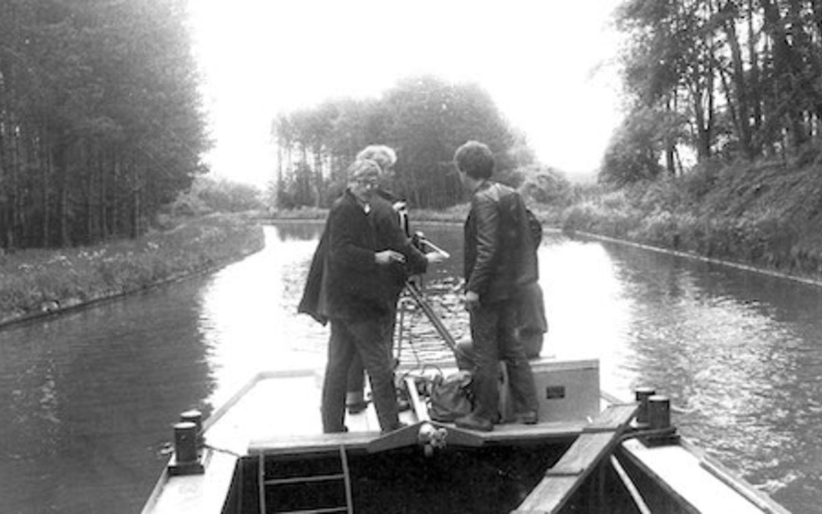 Pierre Beuchot et son équipe sur le tournage de "Temps détruit - Lettres d'une guerre"
