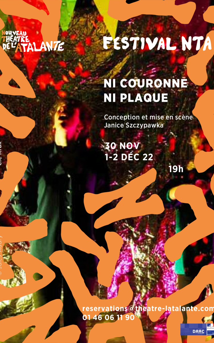 AFFICHE NI COURONNE au festival NTA