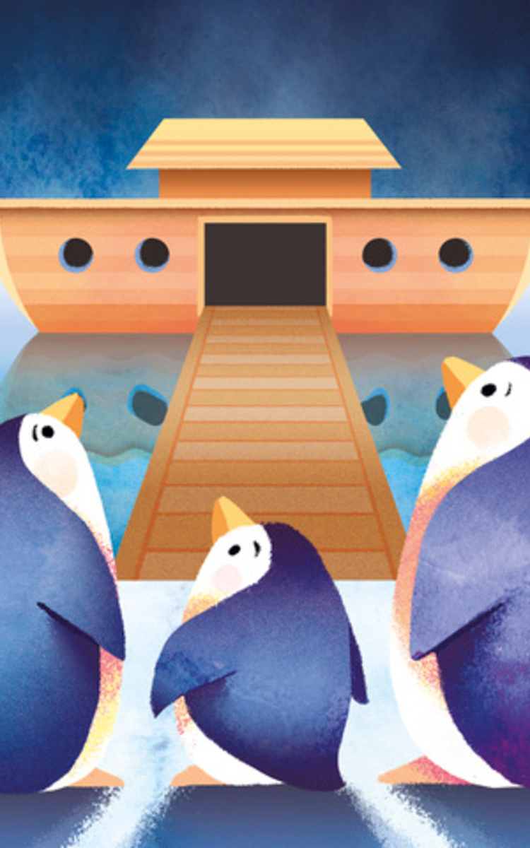 L'arche part à 8 heures