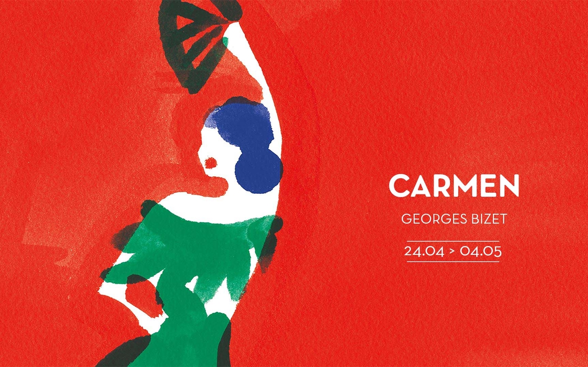 affiche du spectacle Carmen 