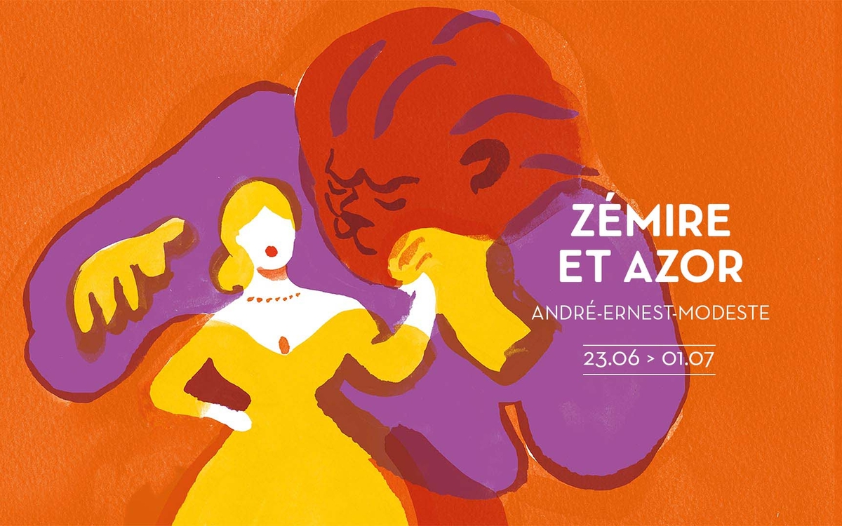 affiche du spectacle Zémire et Azor
