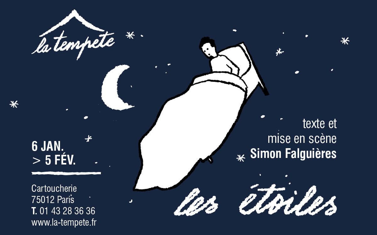 affiche du spectacle Les Etoiles au Théâtre de la Tempête