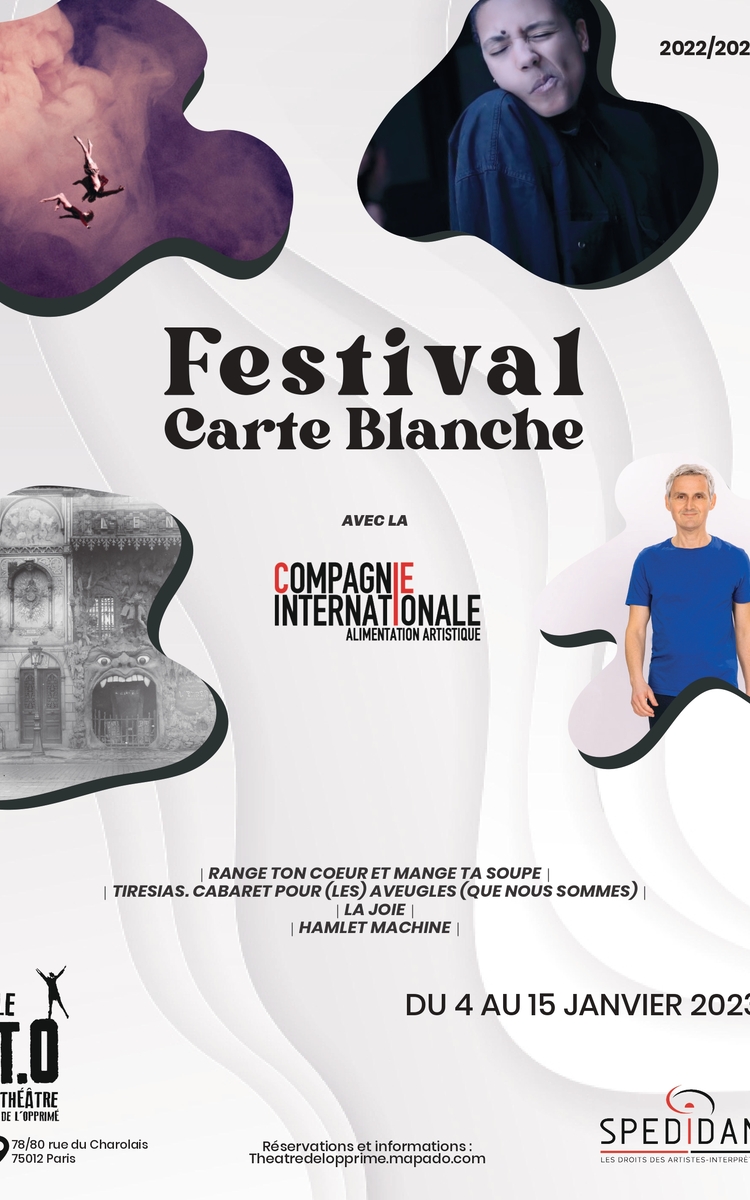 Affiche carte blanche