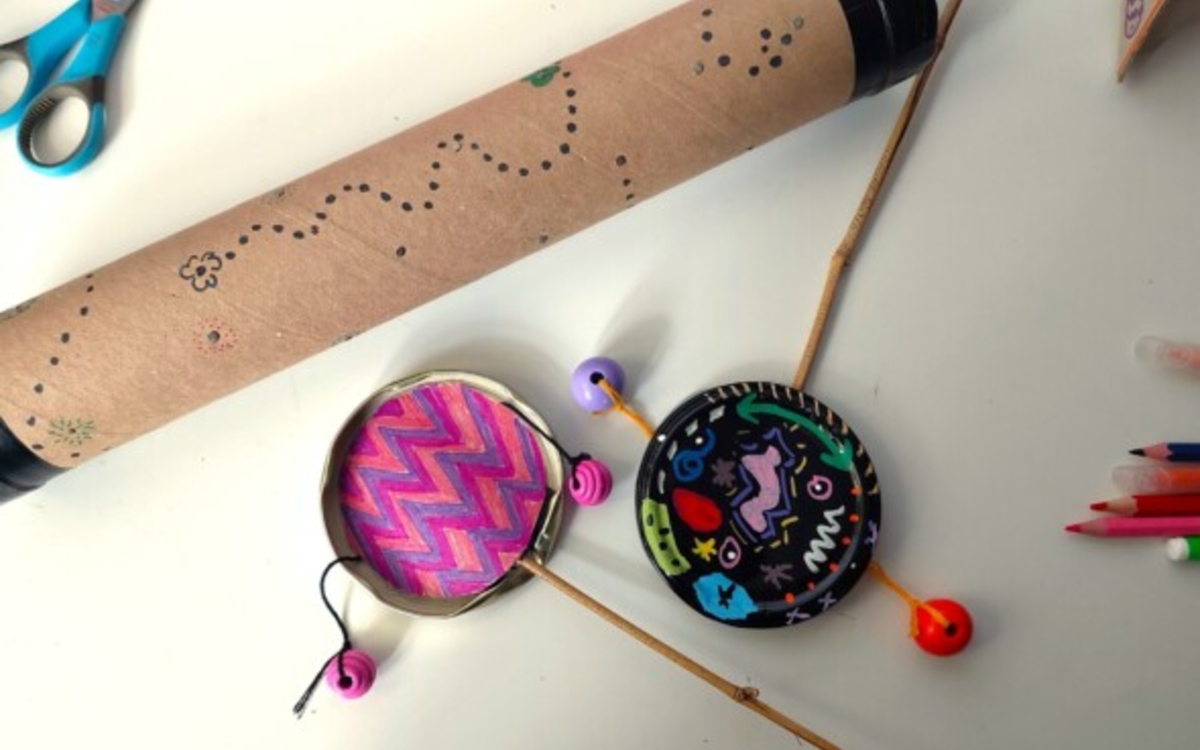 Je fabrique mon instrument de musique 100% récup