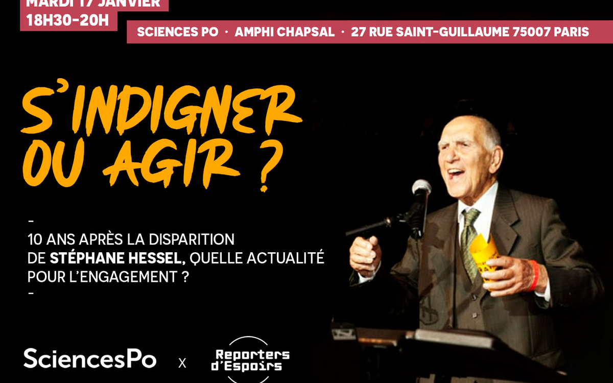 Hommage Stéphane Hessel 17 janvier 2023 SciencesPo Paris