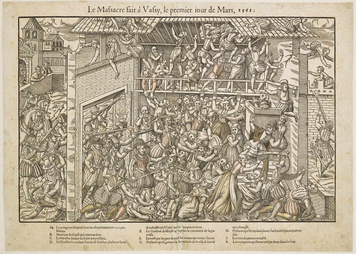 Le massacre de Wassy, XVIe siècle 