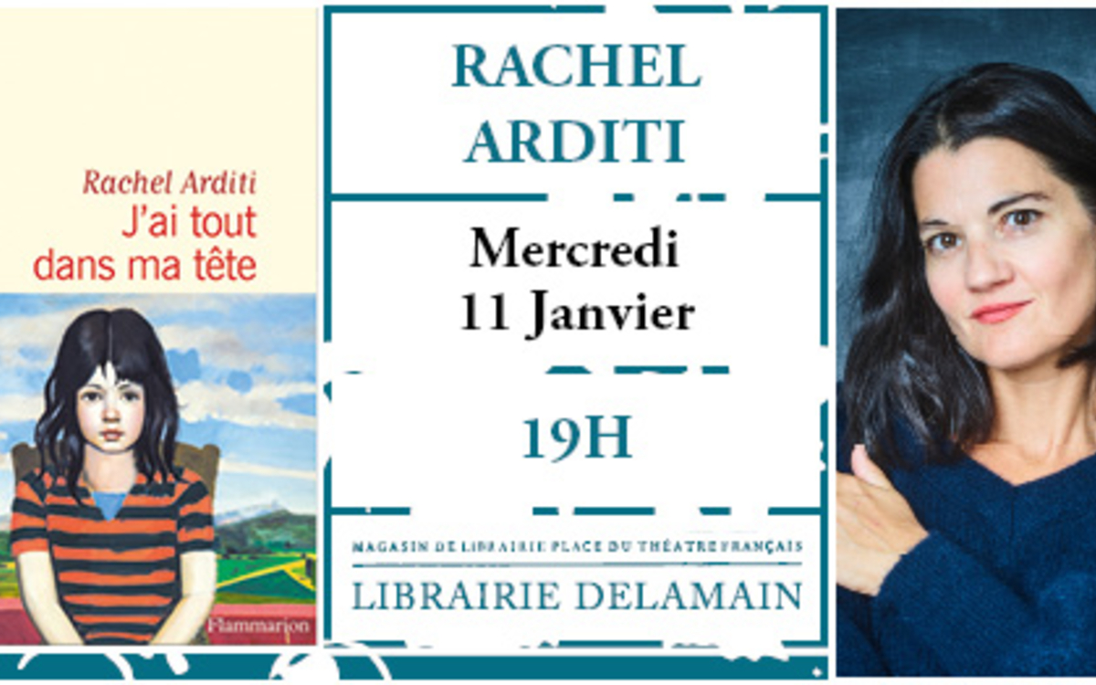 Rencontre premier roman Rachel Arditi Ldelamain