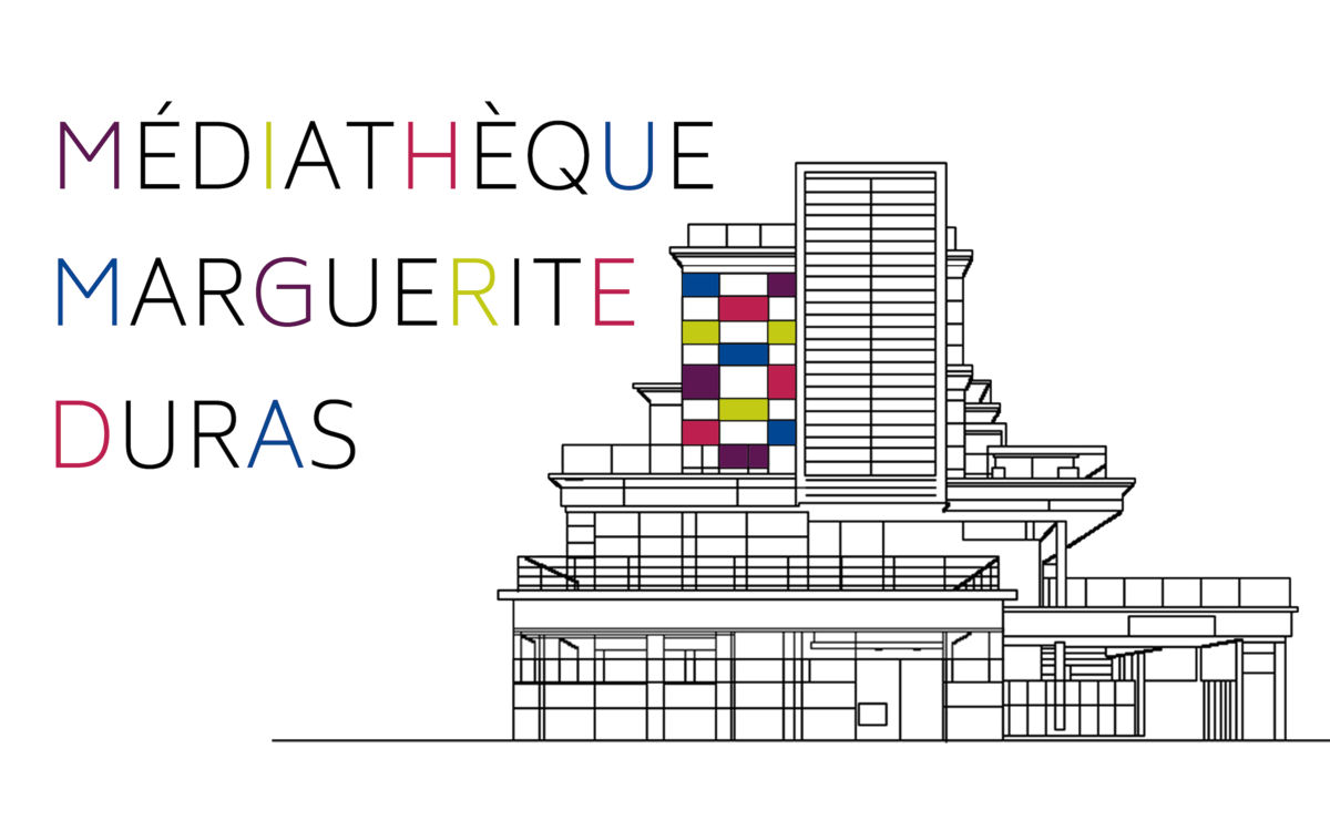 logo médiathèque marguerite duras